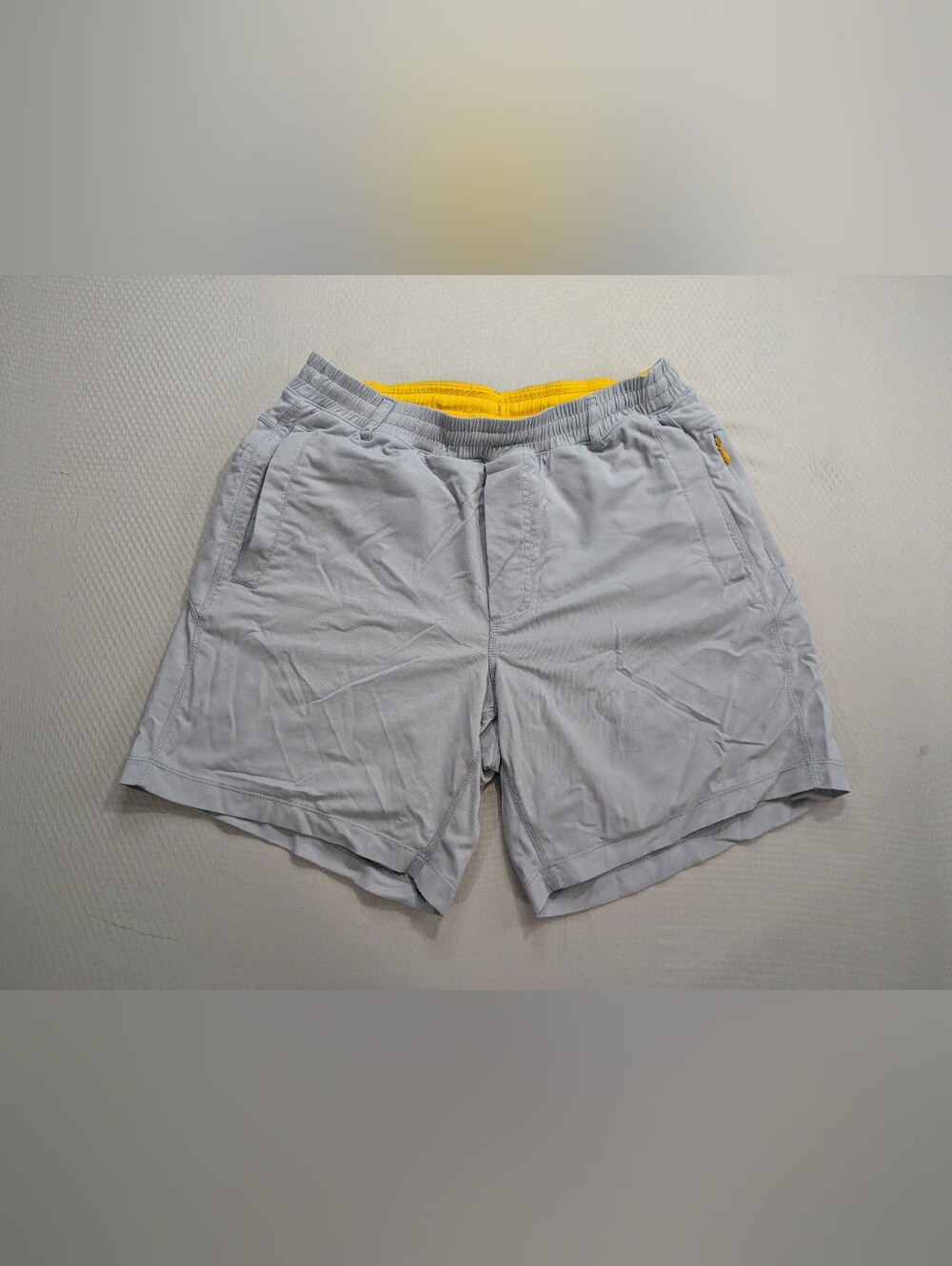 Birddogs Shorts Mens L 7" Gray Stretch Performance Running Tech Boom Lined